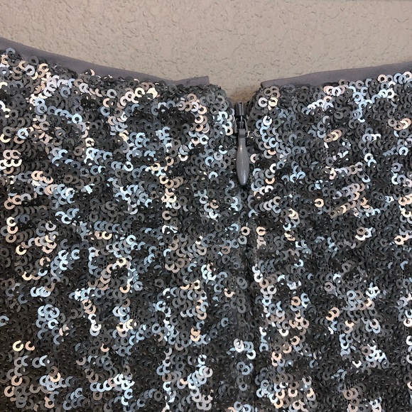 NEW Brooks Brothers Sequin Stretch Pencil Skirt Cocktail Party Size 12 - Picture 7 of 11